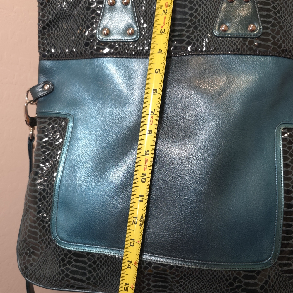 Kate Landry Cross Body Tote Hobo Bag Strap and Hand Straps - Picture 12 of 13